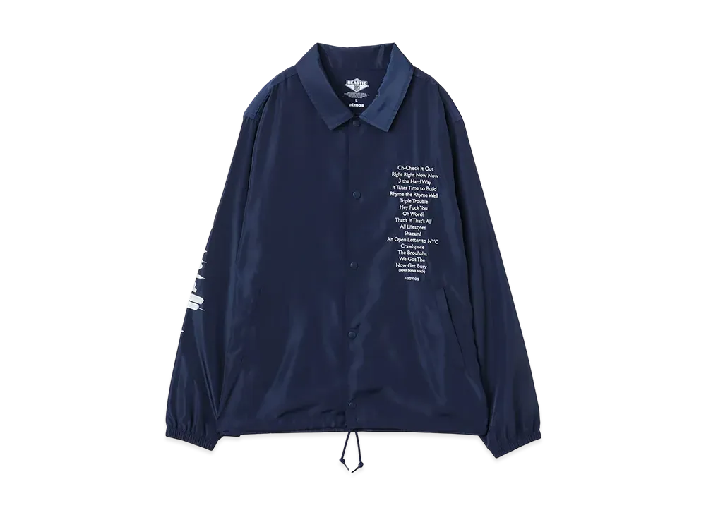 atmos x Beastie Boys Coach Jacket "Navy"