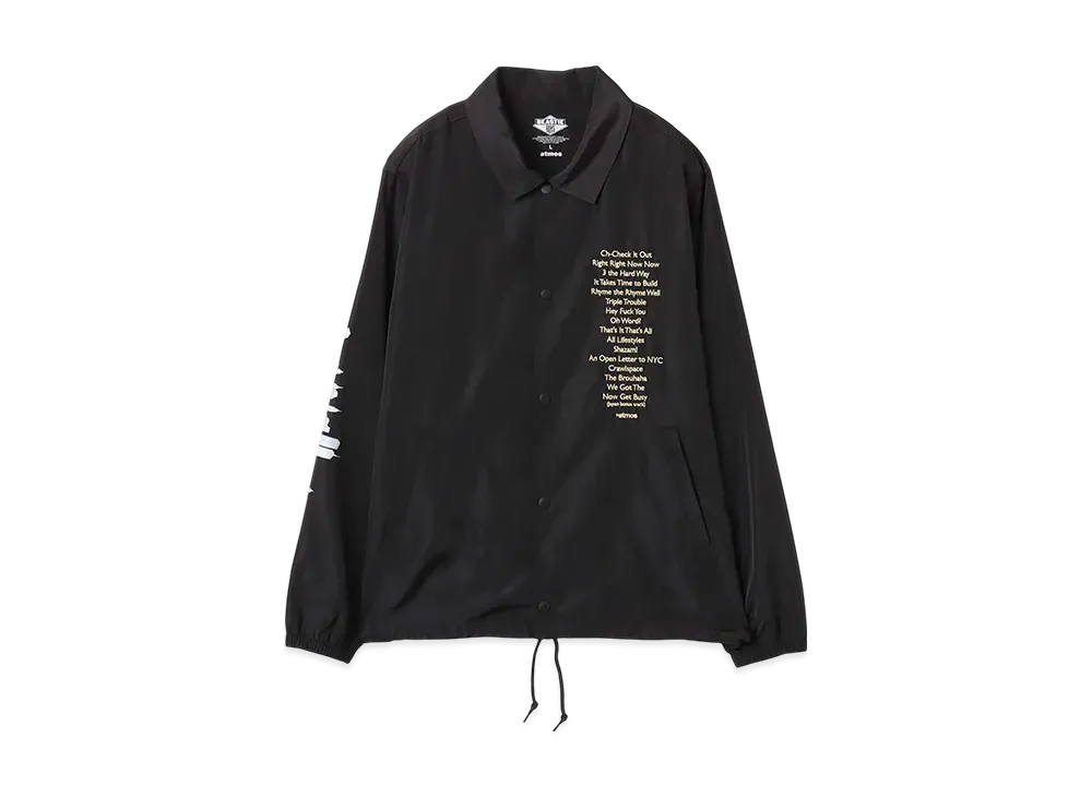 atmos x Beastie Boys Coach Jacket "Black"