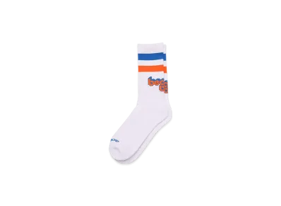 atmos x Beastie Boys Line Socks "WhiteBlueOrange"
