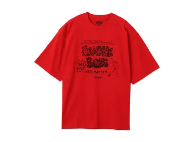 atmos x Beastie Boys Flyer T-Shirt "Red"