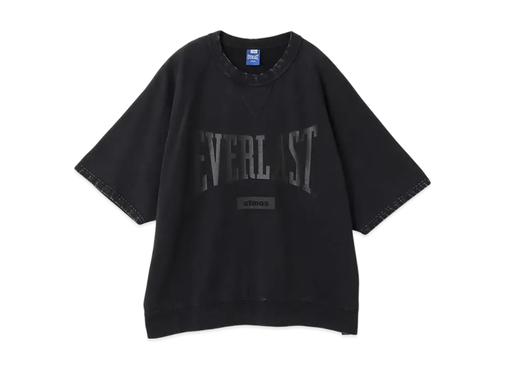 atmos x EVERLAST Vintage Finish Sweat T-shirt "Black"