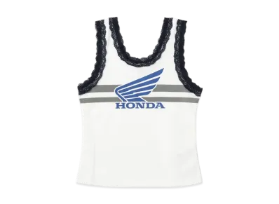 atmos pink x HONDA Racing Tank Top "White"