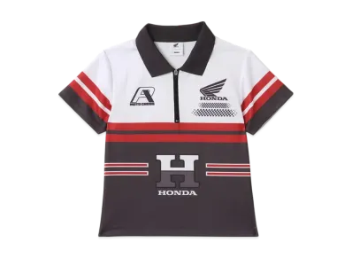 atmos pink x HONDA Racing Polo Shirt "Black"