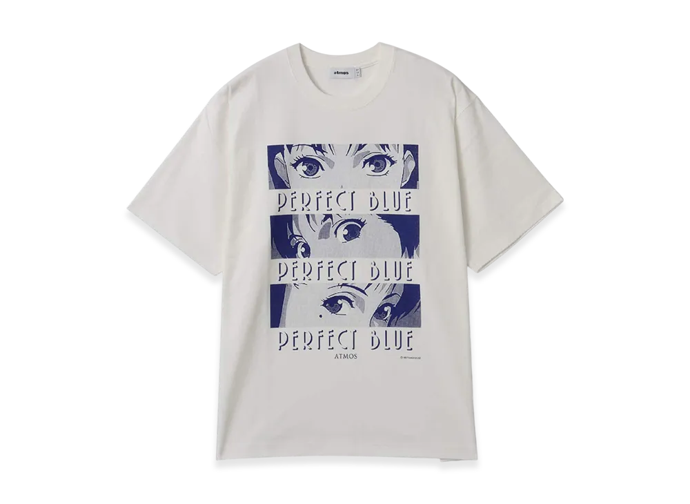atmos x PERFECT BLUE T-shirt 4 "White"