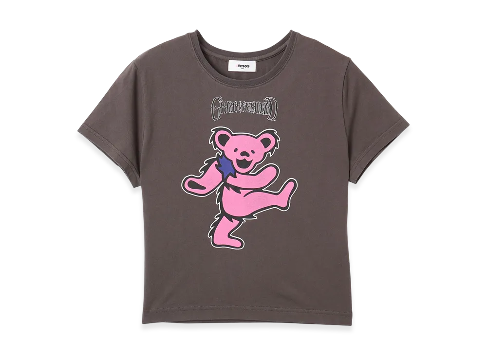 atmos pink x Grateful Dead Mini T-shirt "Charcoal"