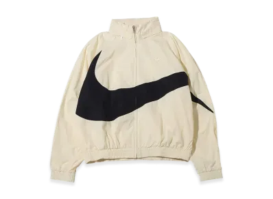 Nike Swoosh Men's Woven Jacket "Coconut Milk/Black/Coconut" FB7878-113