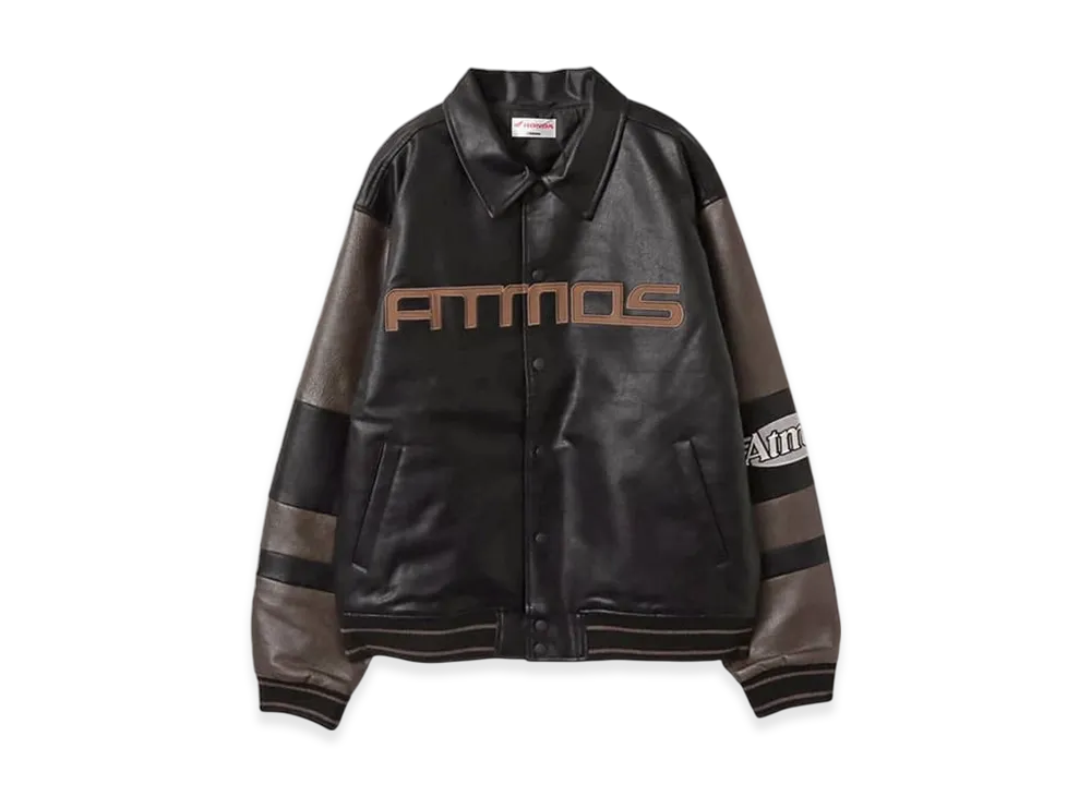 atmos x HONDA Synthesis Leather Jacket "Black"