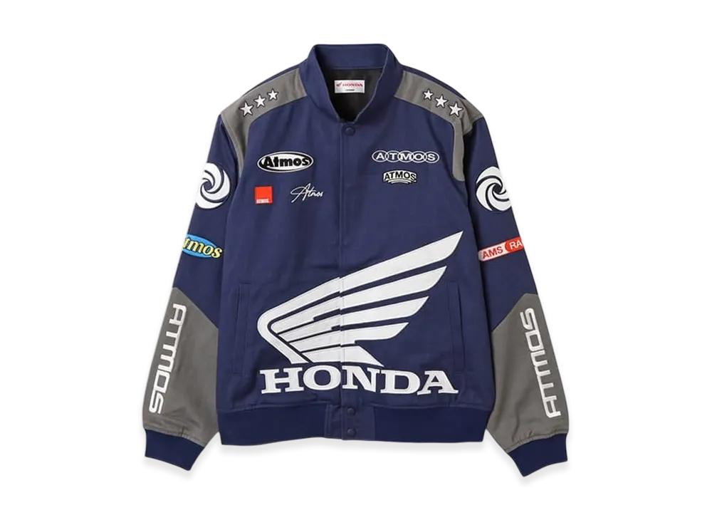 atmos x HONDA Racing Blouson "Navy"