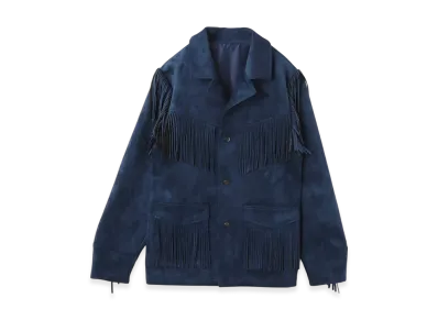 atmos pink x HONDA Faux Suede Jacket "Navy"