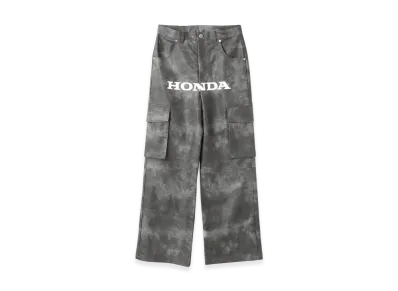 atmos pink x HONDA Faux Leather Pants "Black"