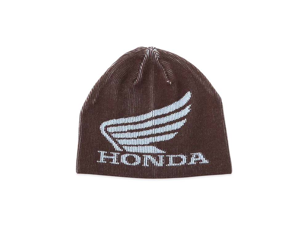 atmos pink x HONDA Logo Knit Beanie "Brown"
