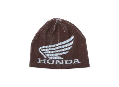 atmos pink x HONDA Logo Knit Beanie "Brown"