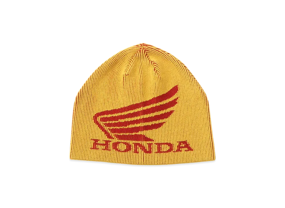 atmos pink x HONDA Logo Knit Beanie "Orange"
