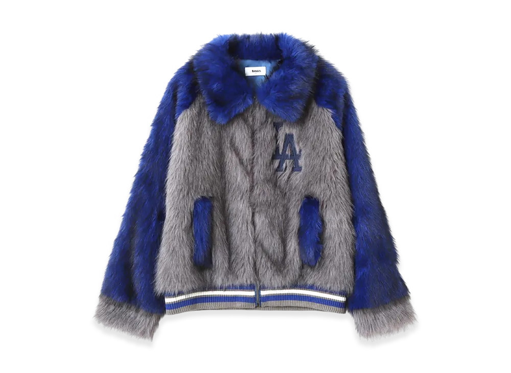 atmos x MLB Faux Far Blouson "Gray"