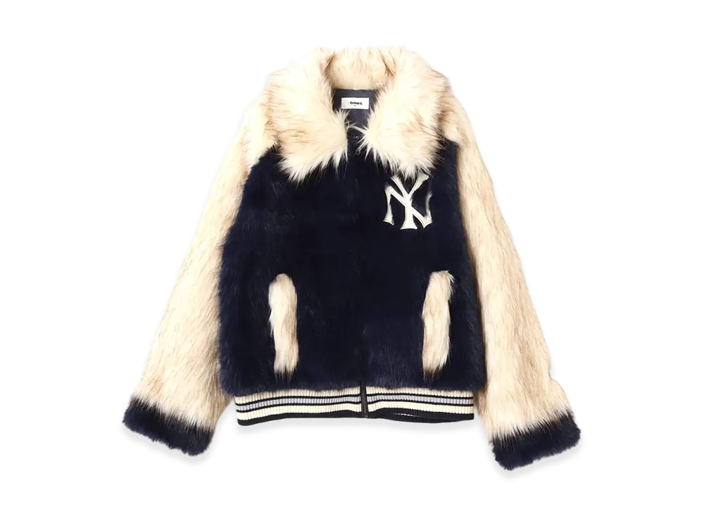 atmos x MLB Faux Far Blouson "Navy"