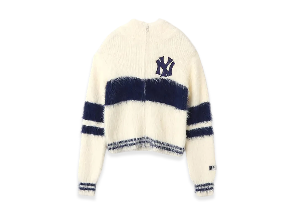 atmos x MLB Shaggy Knit Blouson "White"