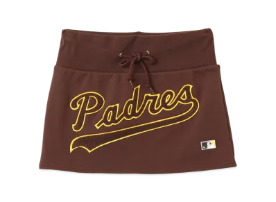 atmos x MLB Logo Sweat Skirt "Brown"