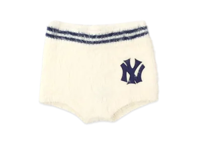 atmos x MLB Shaggy Knit Short Pants "White"