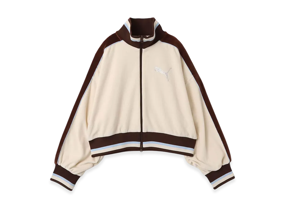 PUMA x atmos pink Velour Track Jacket "Alpine Snow"