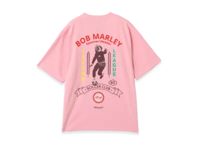 atmos x Bob Marley Foot Ball T-Shirt "Pink"