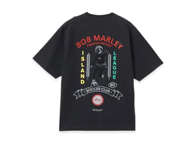 atmos x Bob Marley Foot Ball T-Shirt "Light Black"