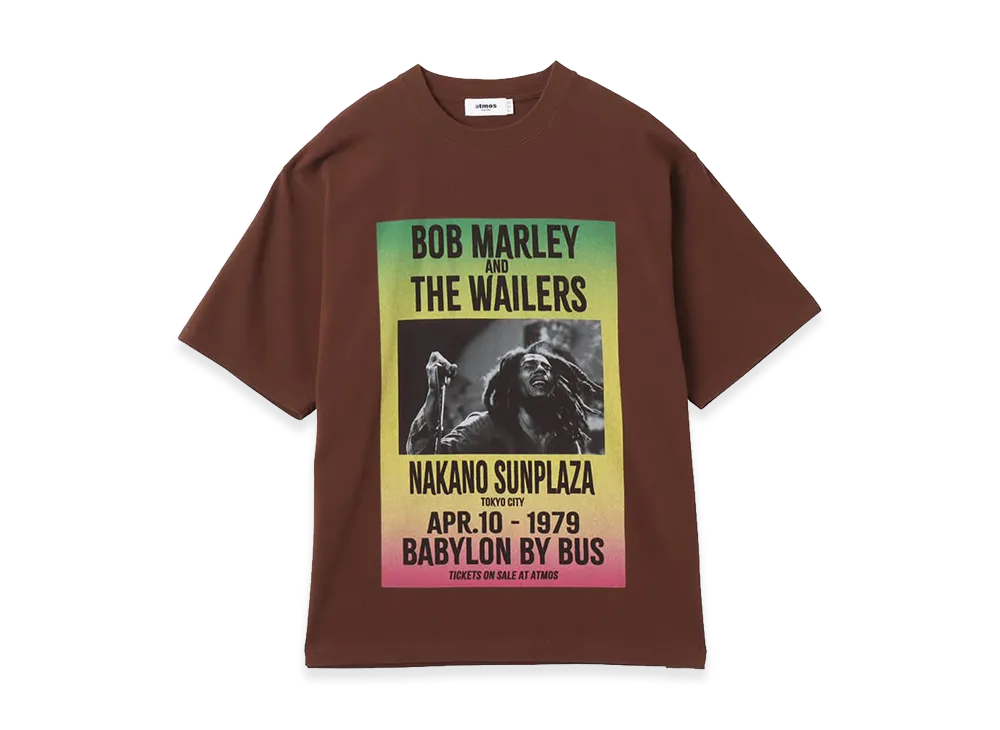 atmos x Bob Marley Babylon by Bus T-Shirt "Brown"