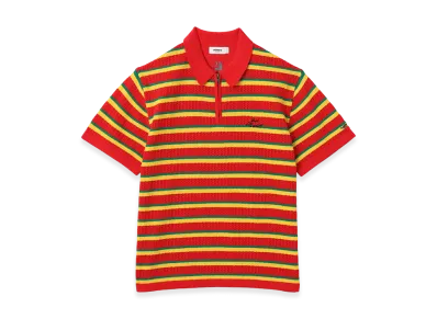 atmos x Bob Marley Jacquard Border Knit Polo "Orange"