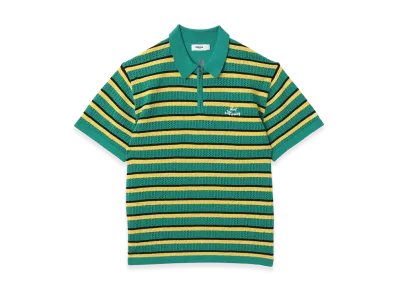 atmos x Bob Marley Jacquard Border Knit Polo "Green"