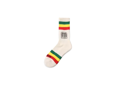 atmos x Bob Marley Border Socks "Green/Yellow/Red"