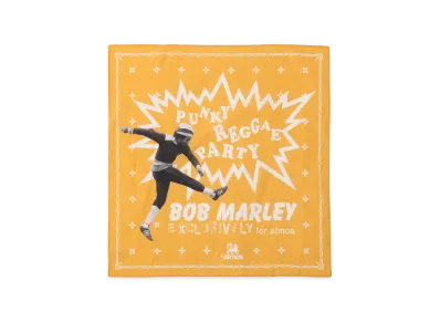 atmos x Bob Marley Punky Reggae Party Bandana "Yellow"