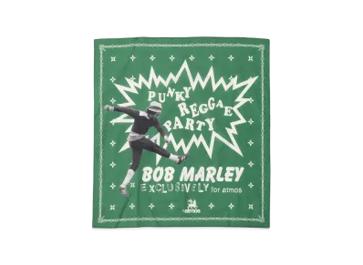 atmos x Bob Marley Punky Reggae Party Bandana "Green"