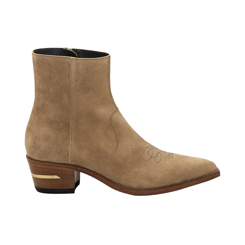 AMIRI Suede Ryder Boot "Cognac"