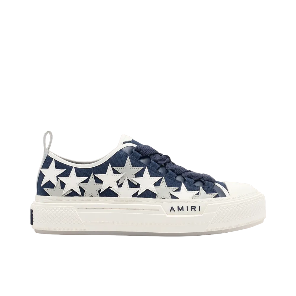 AMIRI Stars Court Low "Dark Blue"