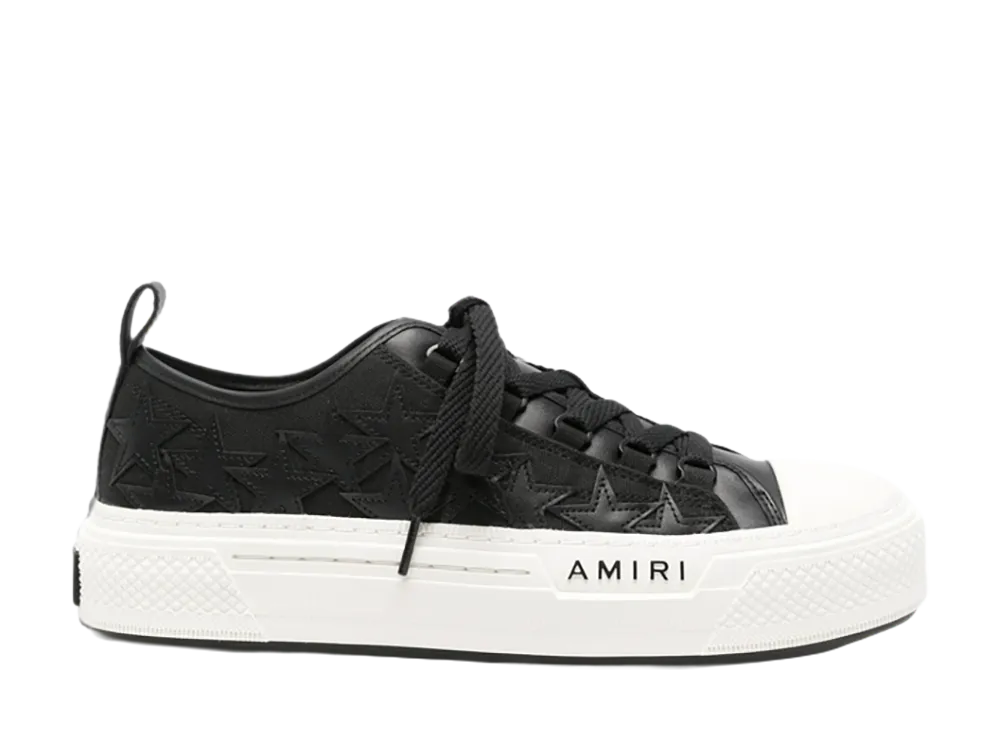 AMIRI Stars Court Low "Black"
