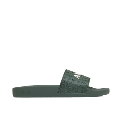 AMIRI MA Quad Pool Slide "Dark Sage"