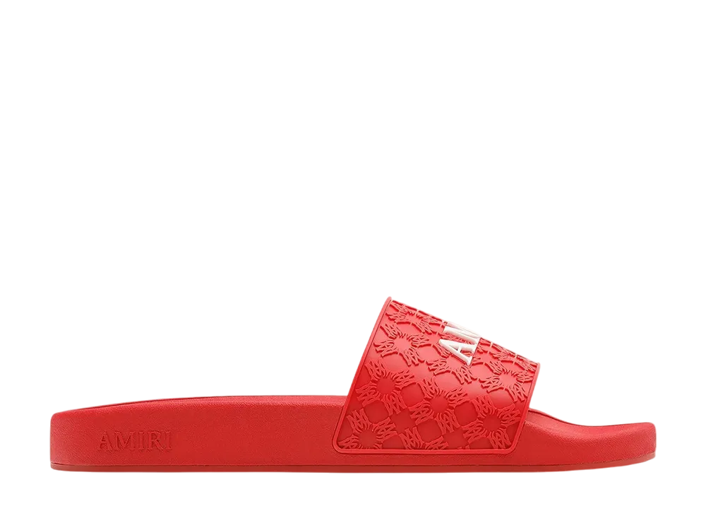 AMIRI MA Quad Pool Slide "True Red"