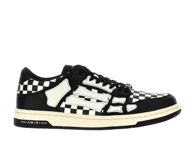 AMIRI Skel Top Low Checkered "Black/White"