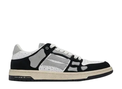AMIRI Crystal Skel-Top Low "Black/White/Grey"