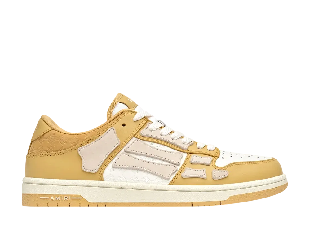 AMIRI Debossed Ma Quad Skel Top Low "Champagne"
