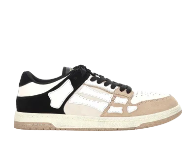 AMIRI Skel Top Low Distressed "Black/Beige"