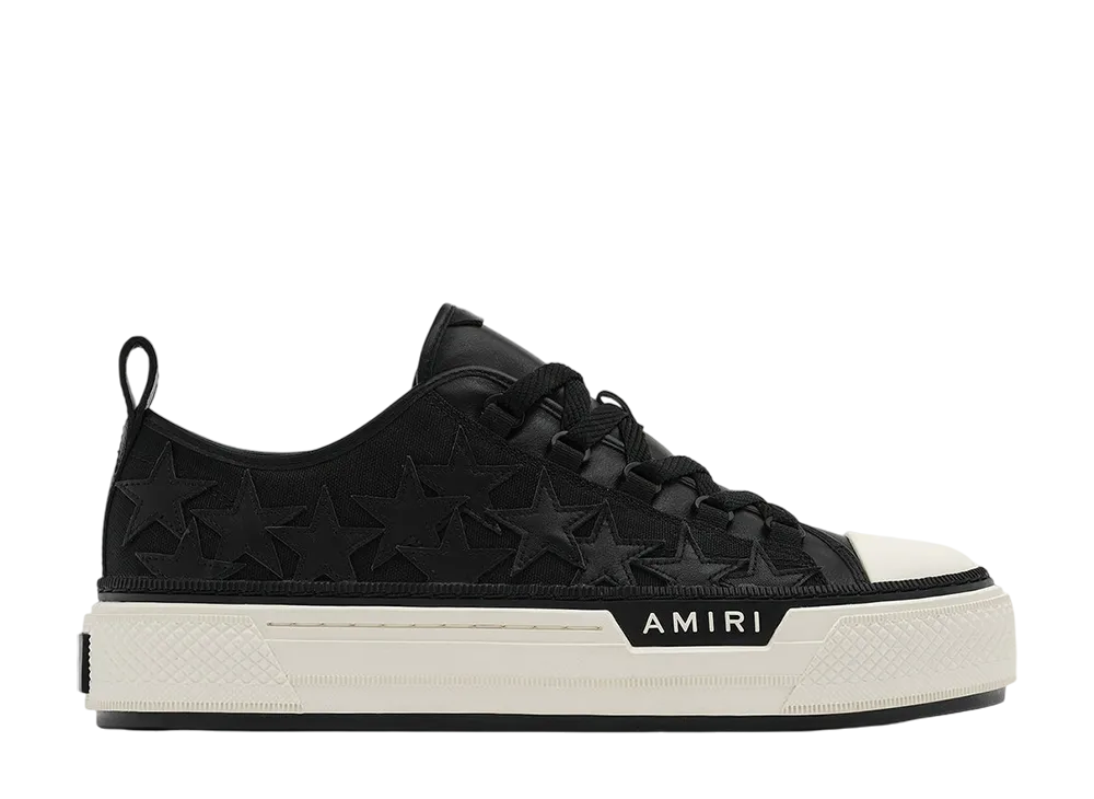 AMIRI Stars Court Low "Black Black"