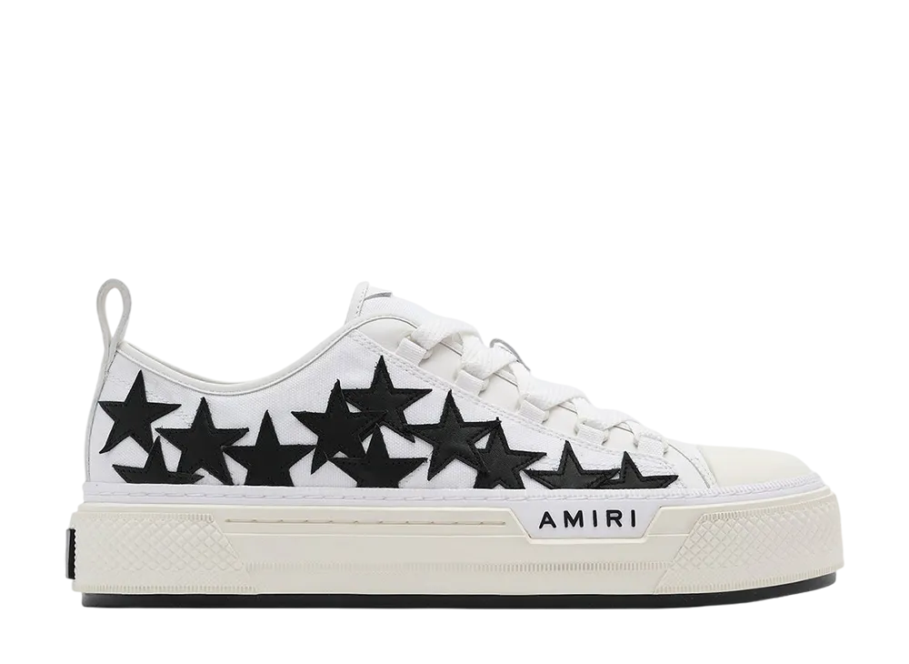 AMIRI Stars Court Low "White Black"