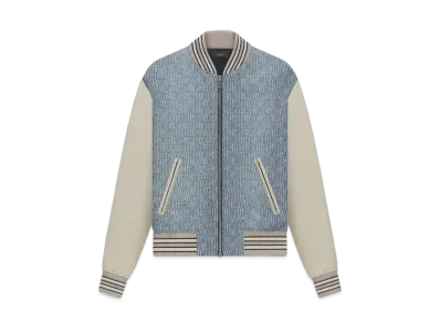 Amiri Jacquard Varsity Jacket "Vintage Indigo"