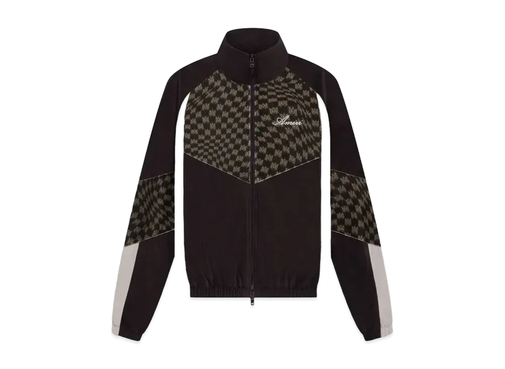 Amiri Wavy Ma Velour Track Jacket "Potting Soil"