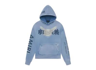 Amiri Tgcw Eagle Hoodie "Blue"