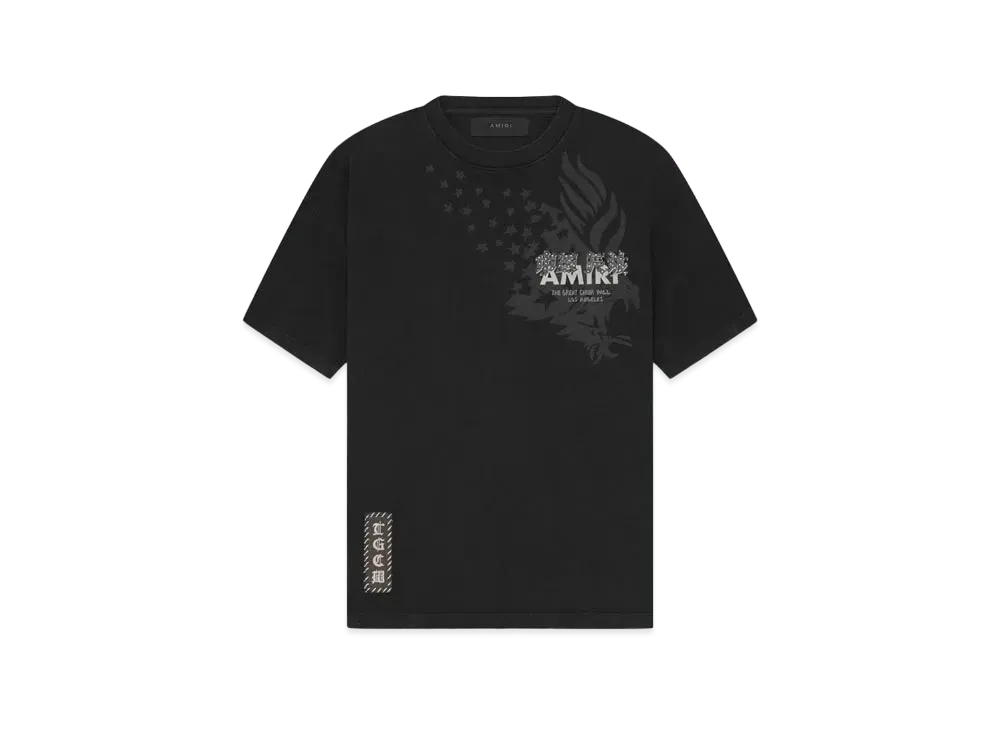 Amiri Tgcw Crystal Eagle Tee 