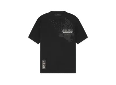 Amiri Tgcw Crystal Eagle Tee "Vintage Black"