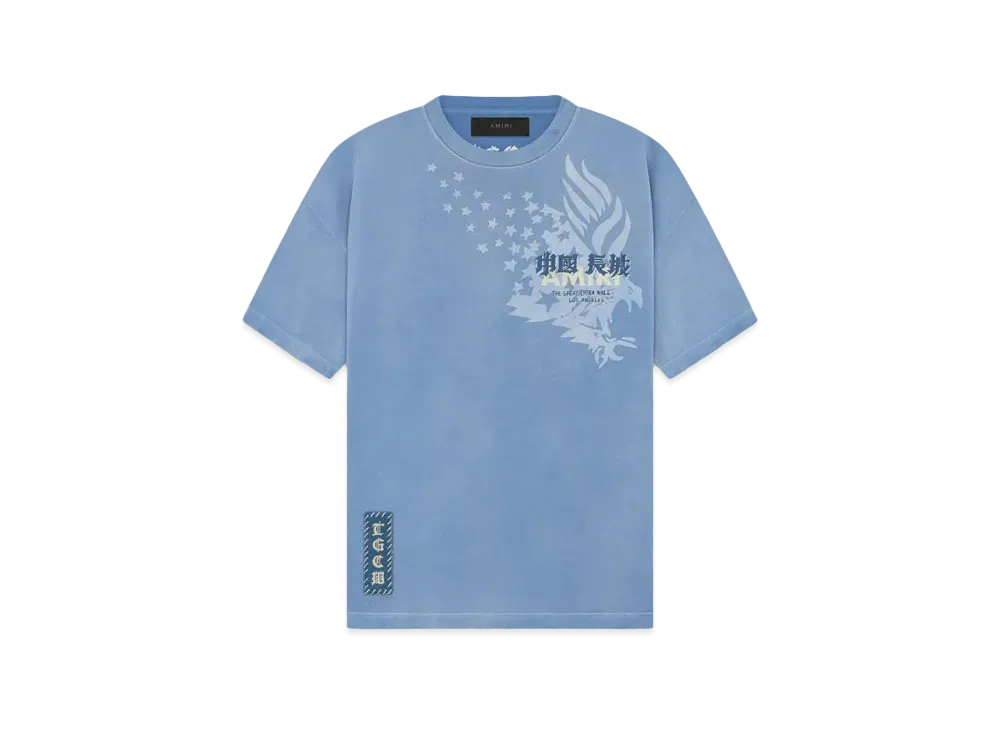 Amiri Tgcw Eagle Tee "Blue"