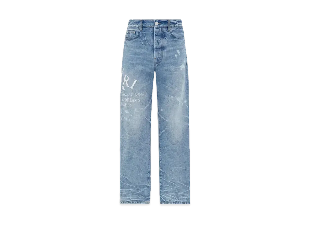 AMIRI Arts District Baggy Jean "Perfect Indigo"