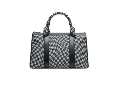 AMIRI Wavy Houndstooth Weekender "Black"